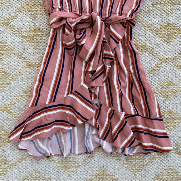 Jack by BB Dakota stripe ruffle dress - Picture 3 of 9